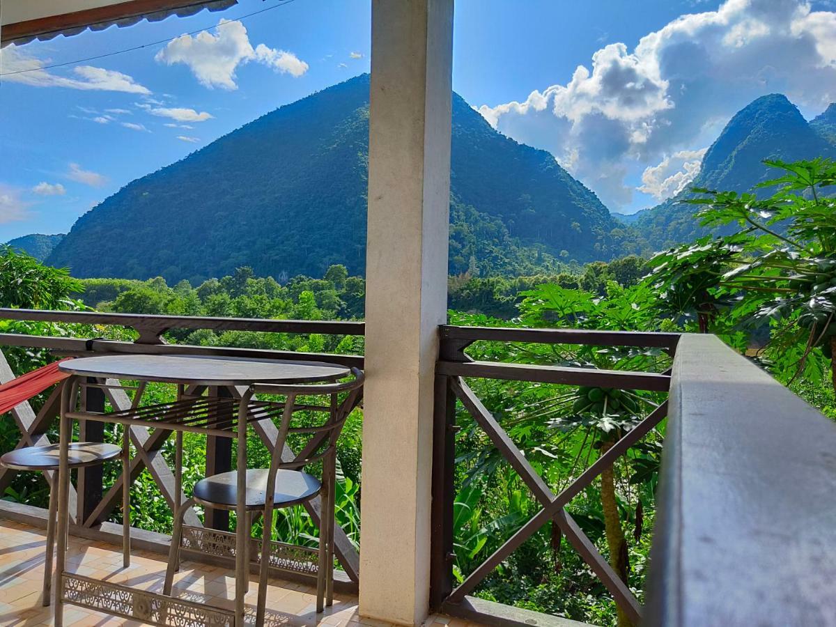 Sunset Bungalows & Gh Muang Ngoi Экстерьер фото